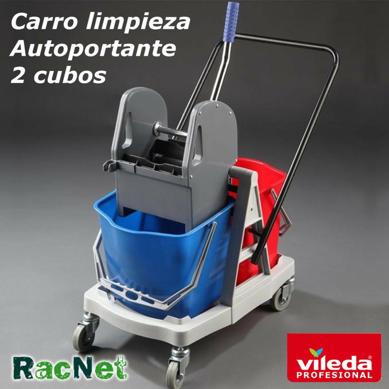 Carro limpieza Autoportante 2 cubos