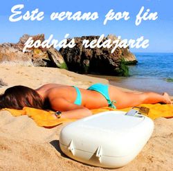 Dispositivo de seguridad antirrobo para playas y piscinas