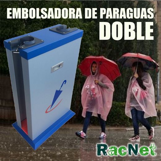 Embolsadora de paraguas doble