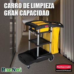 Carro de limpieza de gran capacidad