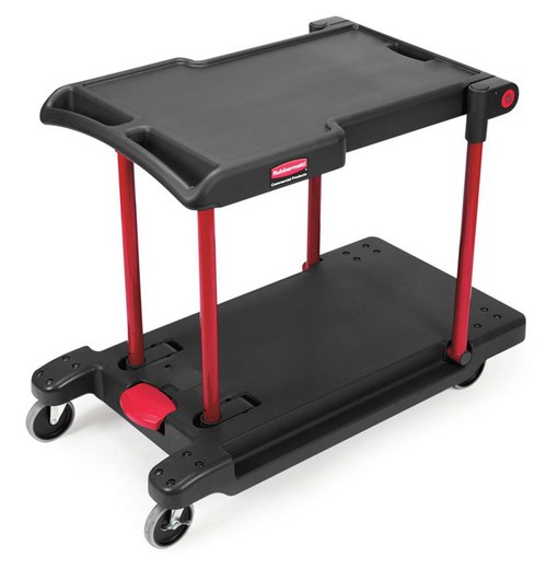 Carro de servicio convertible rubbermaid