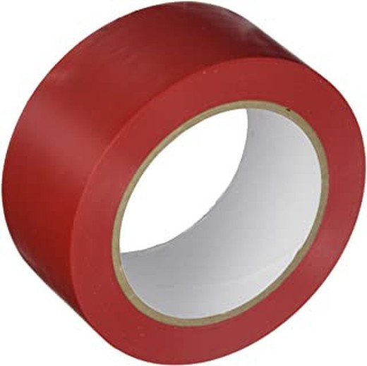 Cinta adhesiva suelo roja 33m x 50mm