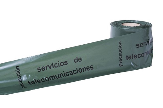 Cinta balizamiento "cables telecomunicaciones"