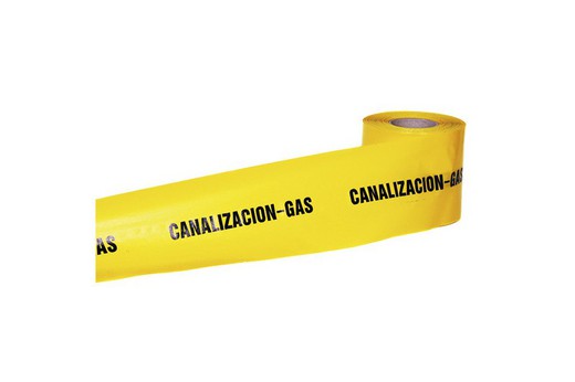 Cinta balizamiento "canalizacion-gas"