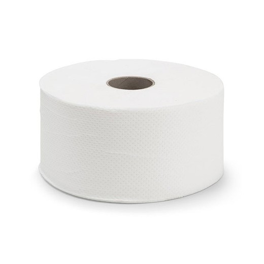 Pack 18 rollos de papel higiénico industrial 130mts microgofrado