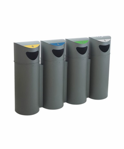 Papelera selectiva de residuos mod. Oslo 75lt - 100lt