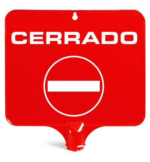 Señal rectangular cerrado