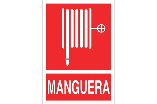 Señalización seguridad pictorama y texto - mangueras de compresor