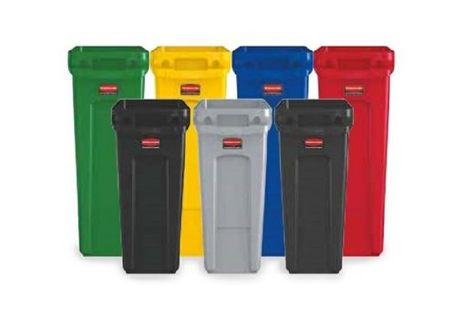 Contenedores clasificadores de residuos polietileno menos de 105 L.
