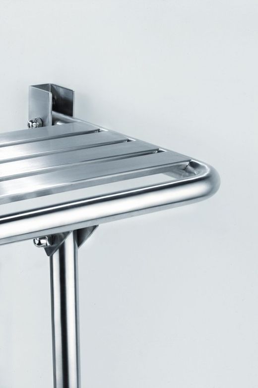 Asiento abatible ducha inoxidable