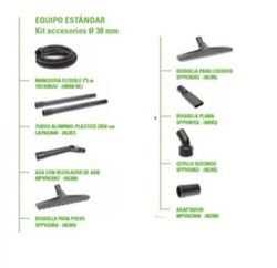 Aspirador premium de polvo y liquido gc 2/90 w&d