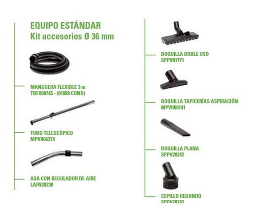 Aspirador profesional de polvo gs 1/18 eco b lux