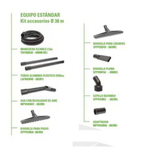 Aspirador profesional polvo y liquido yp 2/62 W&D