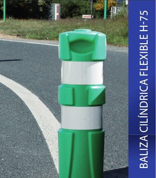 Baliza cilindrica flexible h-75