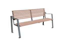 Banco 14 listones madera técnica