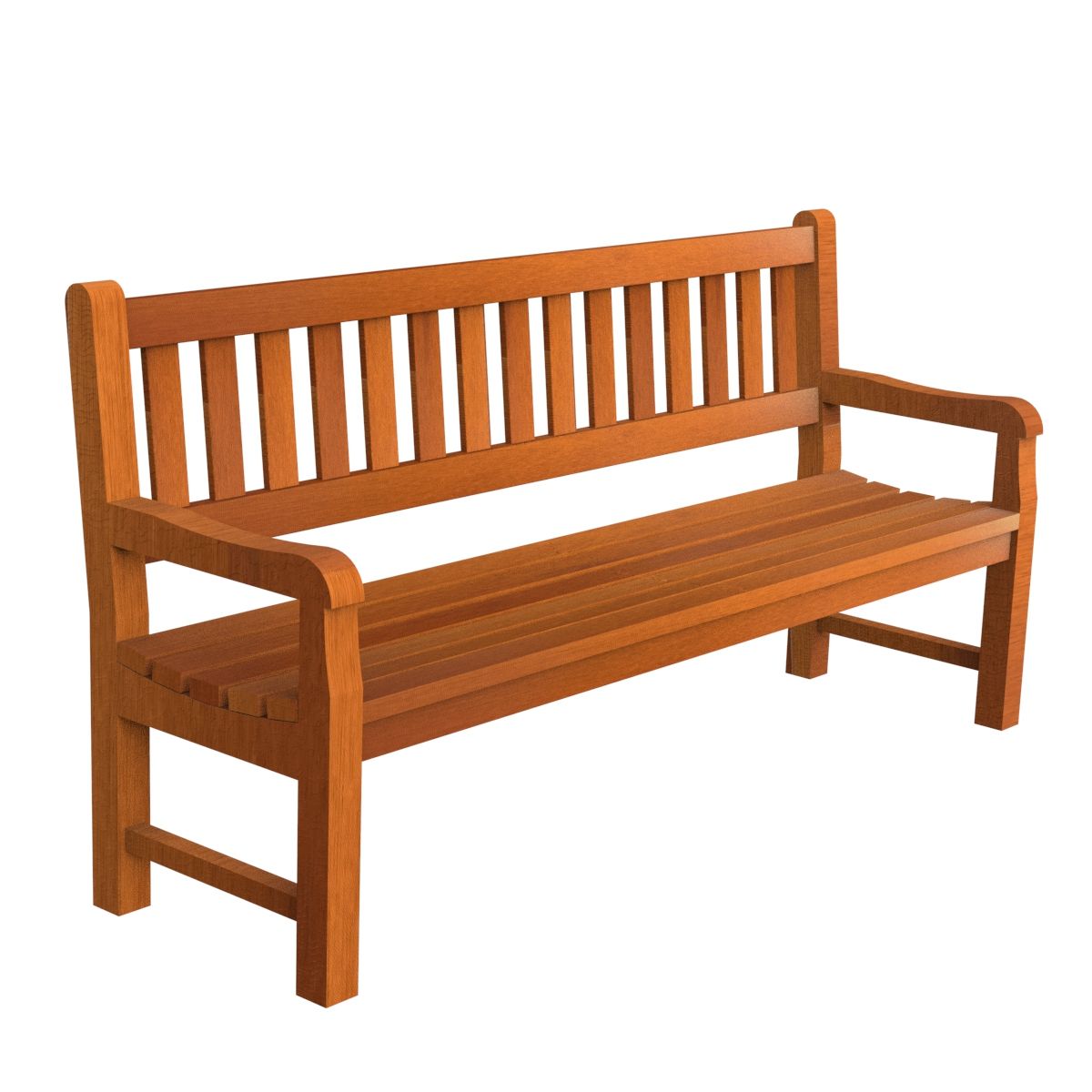 Banco Madera para jardín Modelo alpino