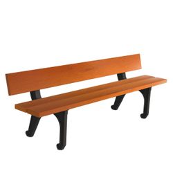 Banco para parque listones de madera