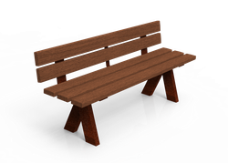 Banco diseño Olea fabricado material reciclado