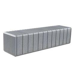Banco Heva fabricado en polietileno de plástico reciclado