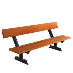 Banco para exterior de Madera Modelo pilar