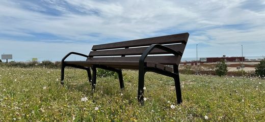 Banco de plástico reciclado 6 listones ECO