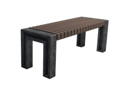 Banqueta de diseño RAR fabricada en plástico