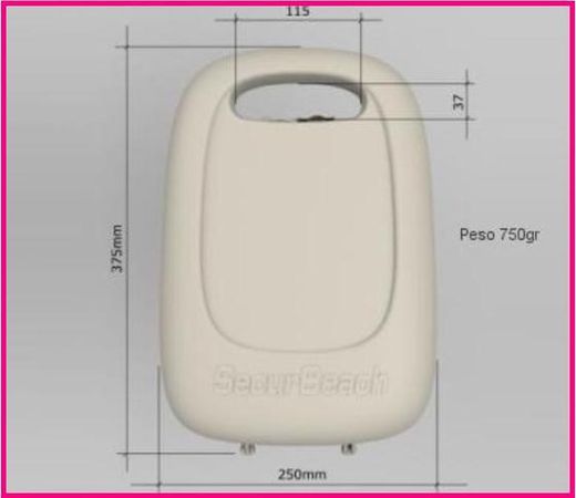 Caja antirrobo secur beach ® playa
