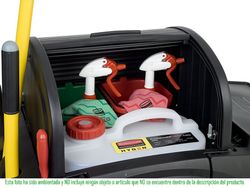 Carro camarera negro rubbermaid