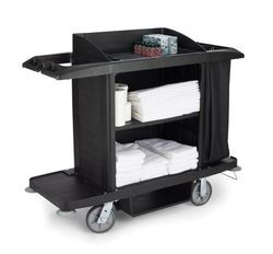 Carro camarera rubbermaid mediano