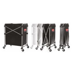Carro lavandería rubbermaid plegable x