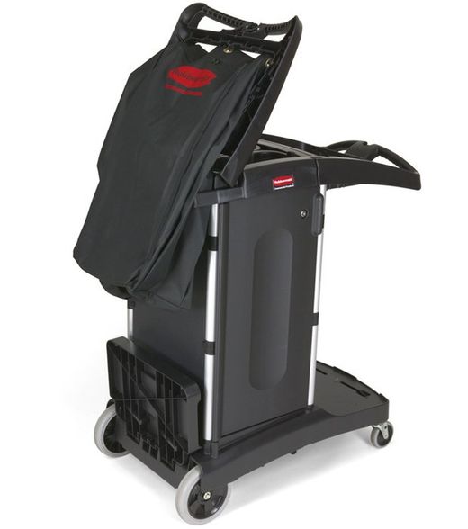 Carro limpieza camarera rubbermaid compacto plegable