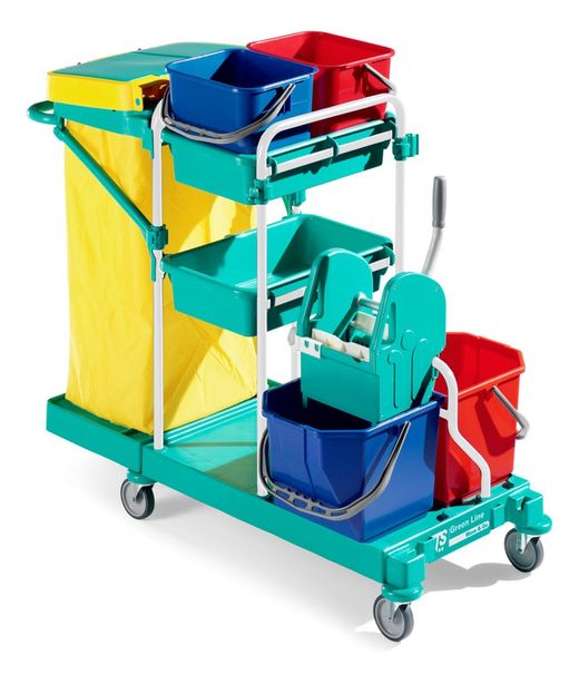 Carro limpieza green 140 blu