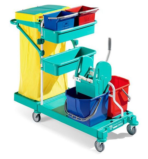 Carro limpieza green 30 blu
