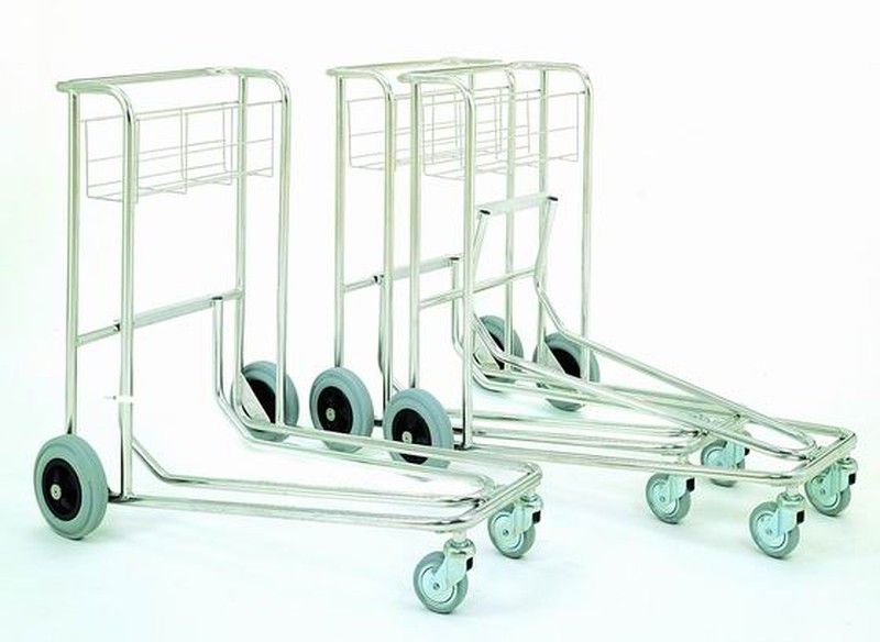 Carro para maletas acero inoxidable mod 590