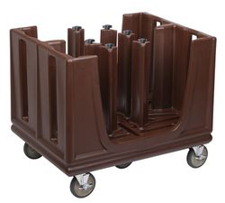 Carro porta platos redondos y cuadrados - 5 ruedas - 180 a 460 platos.