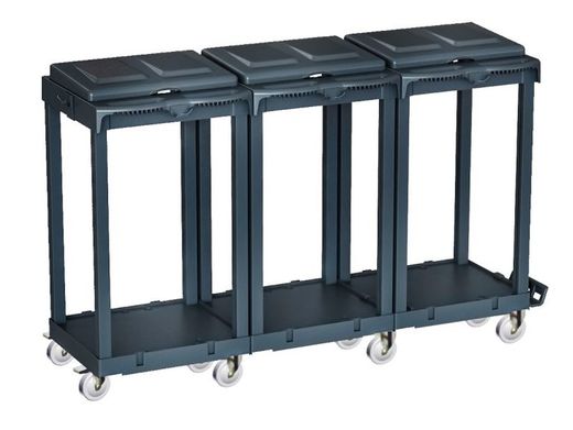 Carro portabolsas triple modelo.STAFF W390-1