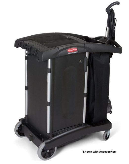 Carro servicio camarera  rubbermaid compact 1 asa negro
