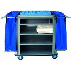 Carro transporte de lencería 4 estantes