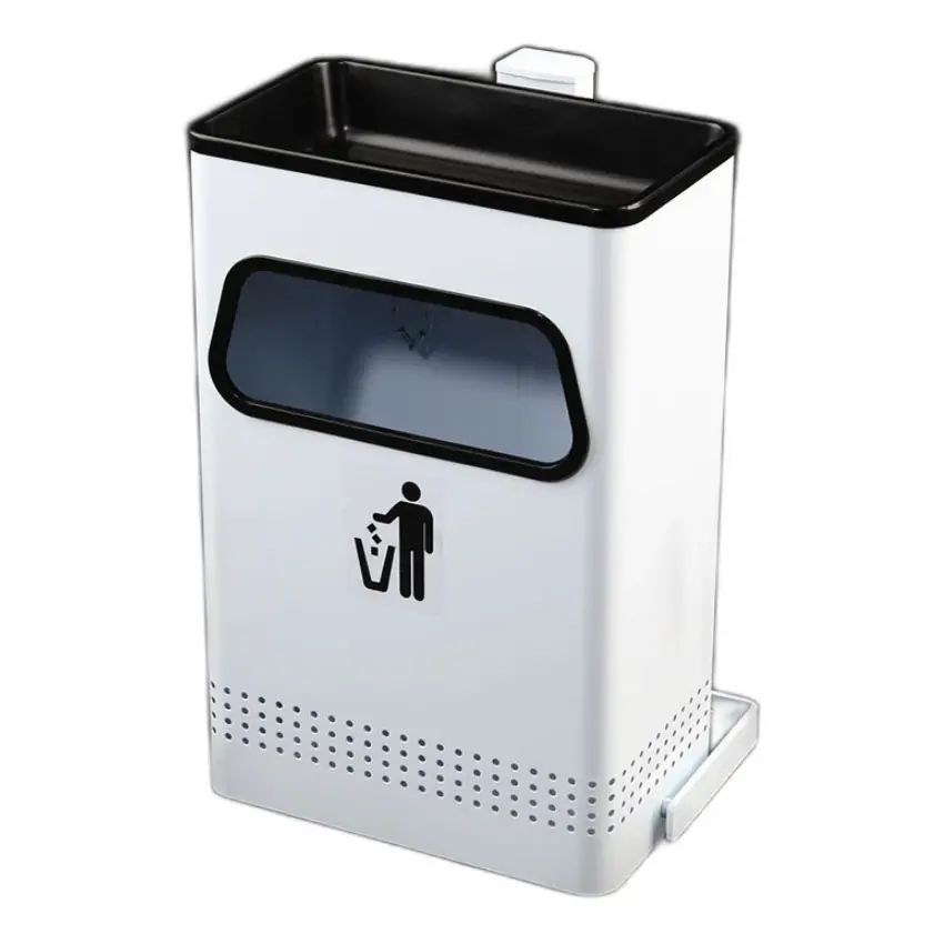 Cenicero papelera jardín - pintada  25lts Cenicero Papelera color Amarillo