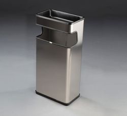 Cenicero papelera rectangular satinado