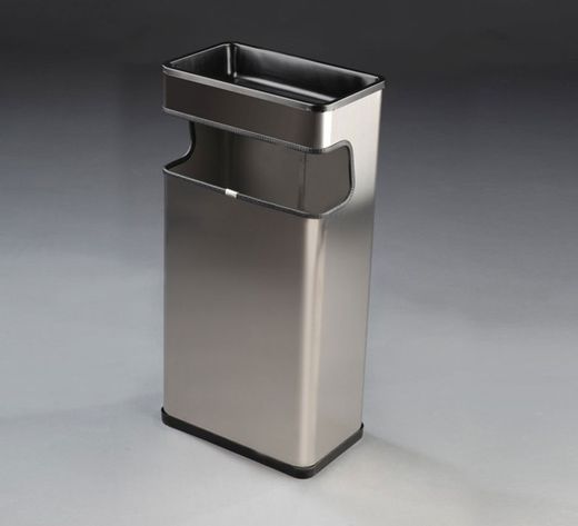 Cenicero papelera rectangular satinado