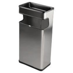 Cenicero papelera rectangular satinado