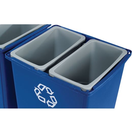 Centro de reciclaje rubbermaid glutton