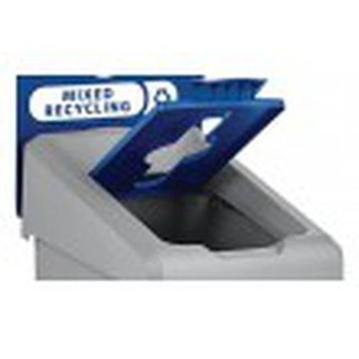 Centro de reciclaje slim jim rubbermaid