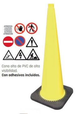 Cono + adhesivo de precaución rc1000jsti