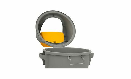 Contenedor residuos 80 litros con tapa basculante