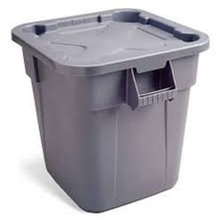 Contenedor cuadrado brute 106lts.Rubbermaid