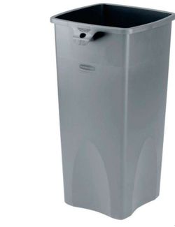 Contenedor de reciclaje rubbermaid untouchable