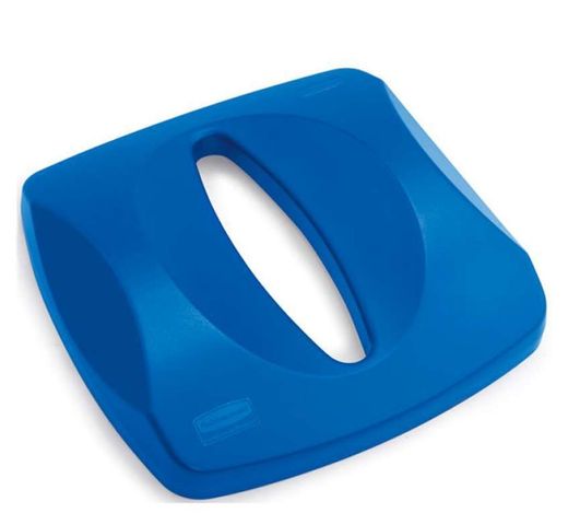 Contenedor de reciclaje rubbermaid untouchable