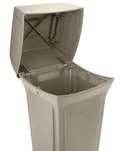 Contenedor ranger 132,5 lt  con tapa de dos aberturas